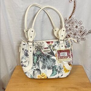 Koltov Floral White Shoulder Bag